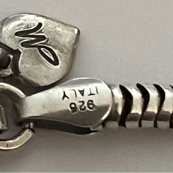 Marks and Morgan Sterling Silver Snake Bracel - Picture 2 of 4